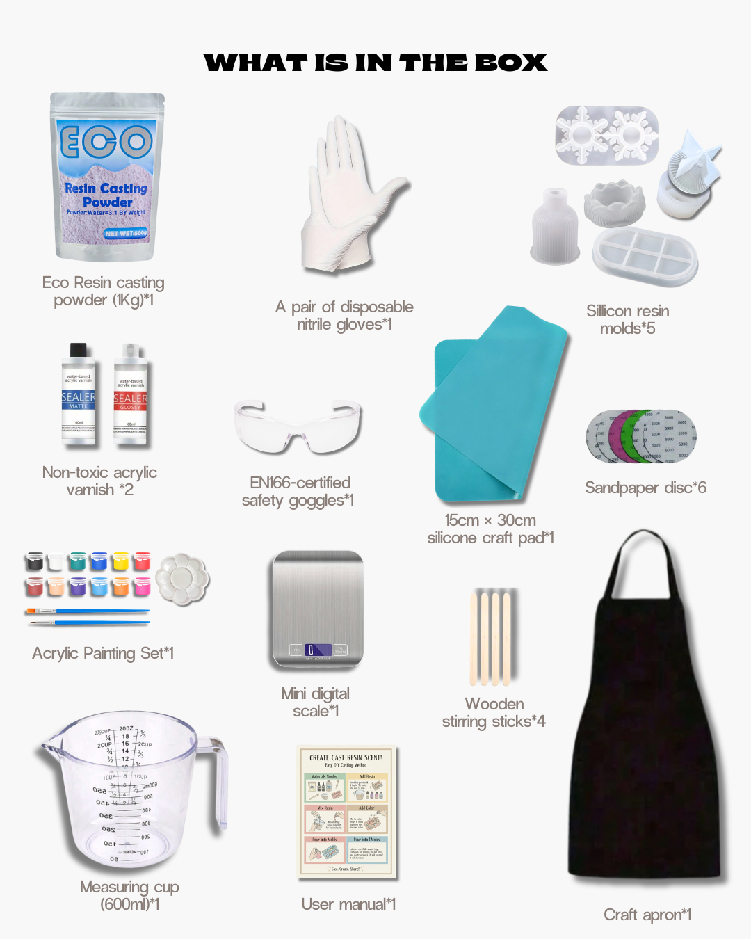 Estuche DIY de Resina Ecológica